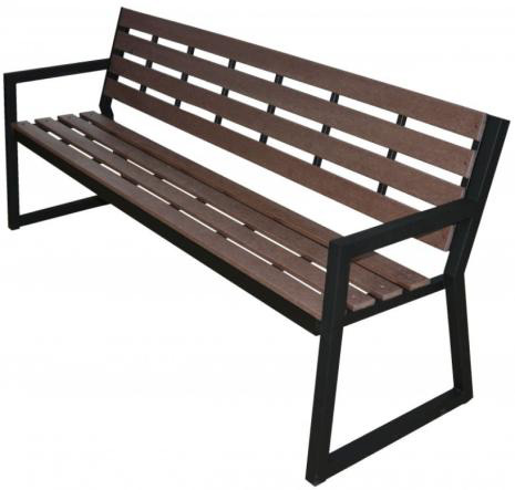 Скамья Парковая LOFT Черный